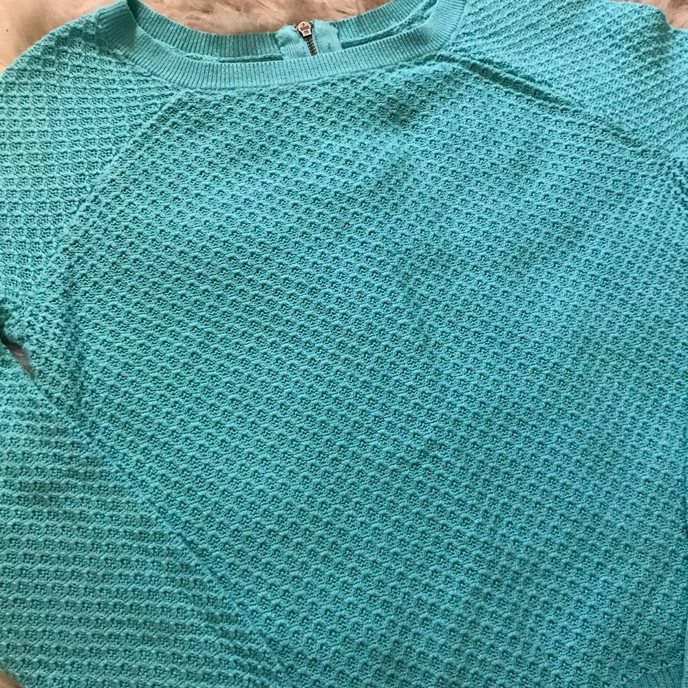 American Eagle lightweight mint green sweater.
